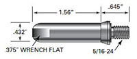 Push-Lock Threaded Bolt PL-TH4 & 6